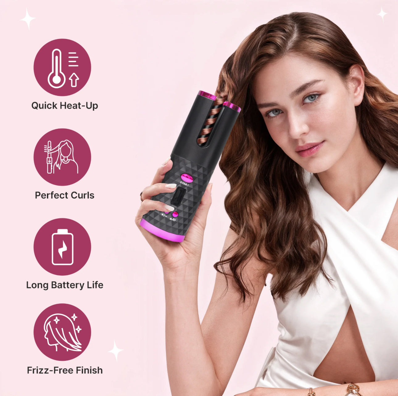 Sonny Curls Pro Cordless Hair Curler